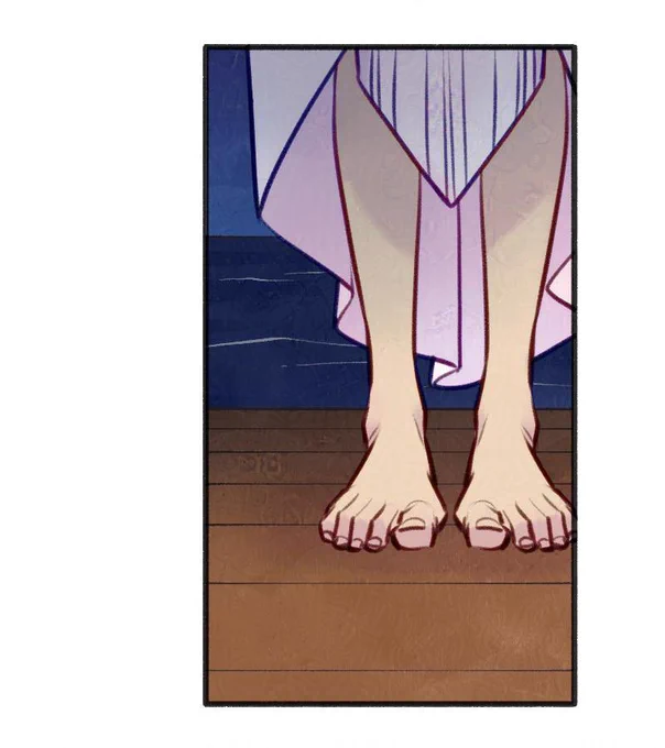 I like drawing feet and hands.
I have lots of barefoot characters in my series so I have an excuse for drawing them…😅

手足描くの好きなので、漫画にはよく裸足のキャラを登場させてますね…😅 