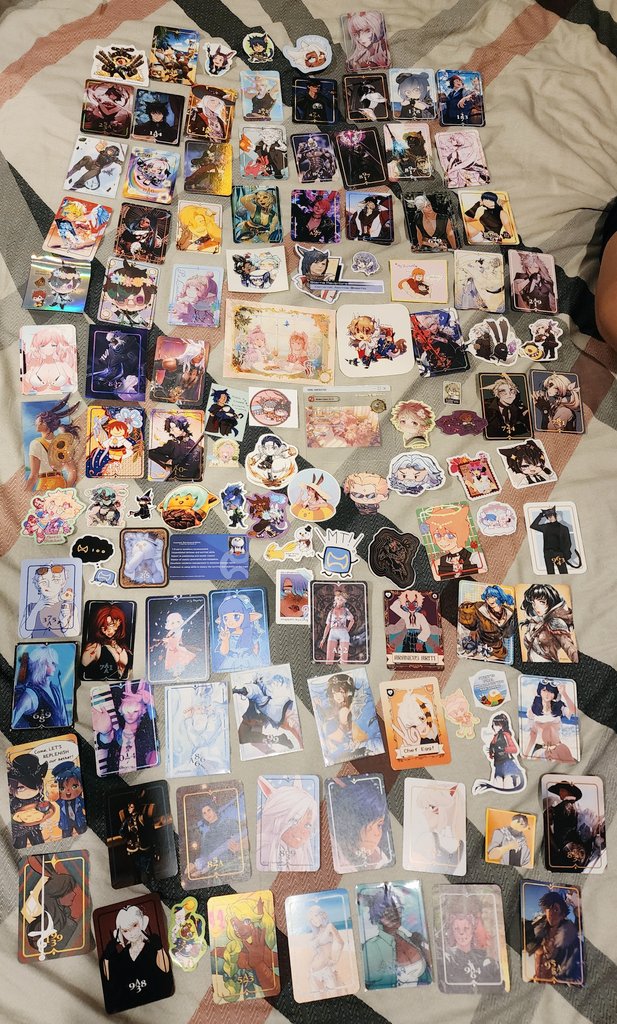 おつかれ Makers Quest SG!✨ #MSQSG

Only manage to post my loot now wwww most of them are stuff I bought for my friends, and dang there's so much WOL trade Thank you!

I learned that 70 cards is not enough, so I will bring more next time✨ Once again, thank you!