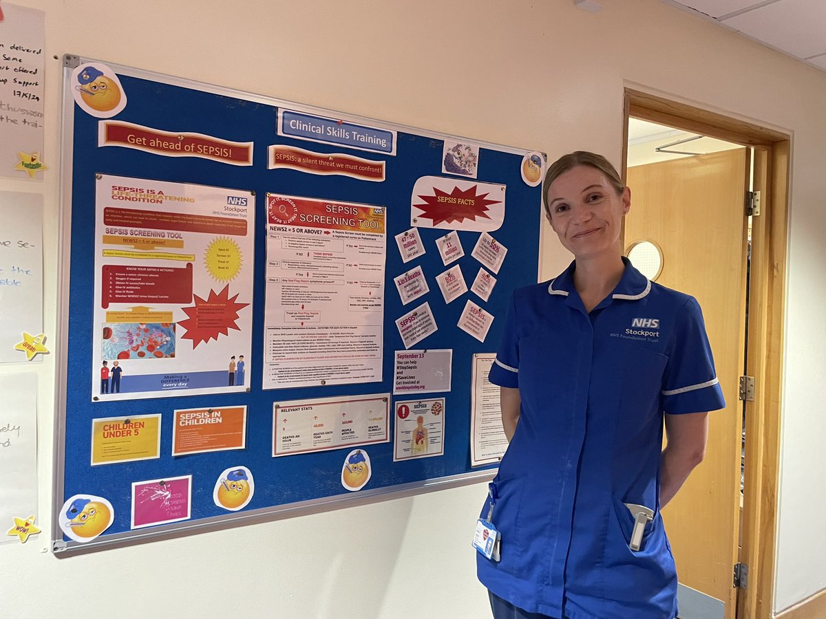 Thank you Emily for delivering a sepsis toolbox to our team this morning <a href="/stockportskills/">Clinicalskills@stockport</a> <a href="/SepsisTeam/">Stockport Sepsis Team</a> <a href="/AbdyEmily/">Emily Abdy</a>