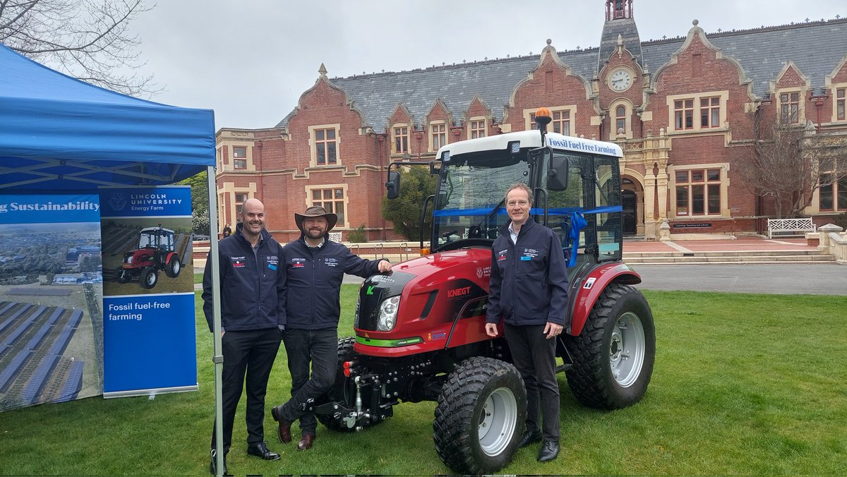 Dr Pieter-Willem HENDRIKS (@pieterwillemhe1) on Twitter photo It is an honour and great pleasure to be part of the team that has brought the electric tractor by Dutch constructor Knegt to <a href="/LincolnUniNZ/">Lincoln University</a>. We will demonstrate high value, fossil fuel hort production under solar panels . Well done team It is an honour and great pleasure to be part of the team that has brought the electric tractor by Dutch constructor Knegt to <a href="/LincolnUniNZ/">Lincoln University</a>. We will demonstrate high value, fossil fuel hort production under solar panels . Well done team