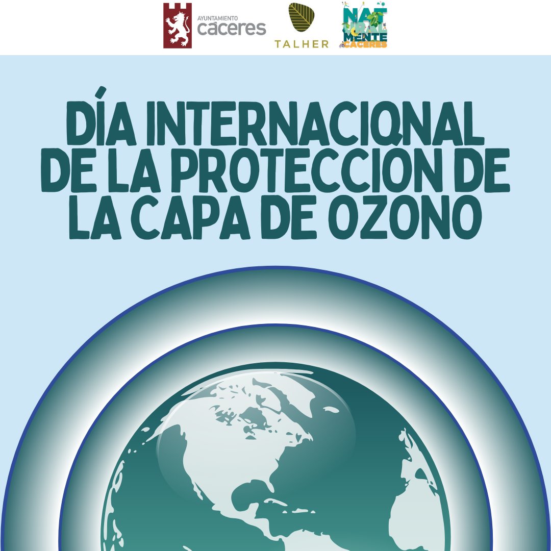 Hoy es el #DíaInternacionaldelaProteccióndelaCapadeOzono y para protegerla podemos reducir el uso de aerosoles, productos químicos que contengan CFCs, usar transporte público o apoyar productos ecológicos de cercanía. ¿Se te ocurre alguno más?
<a href="/Ayto_Caceres/">Ayuntamiento Cáceres</a> <a href="/Talher_/">Talher</a>