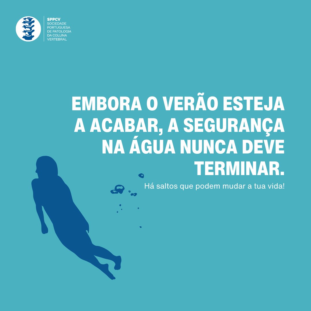sppcv's tweet photo. Embora o verão esteja a acabar, a segurança na água nunca deve terminar. 🌅🔒

Se estás a planear mergulhar, verifica a profundidade da água, evita áreas desconhecidas e as entradas em água depois de ingerir bebidas alcoólicas.  

#verao24 #ProtegeATuaColuna #ColunaVertebral https://t.co/474Vgrd7ej