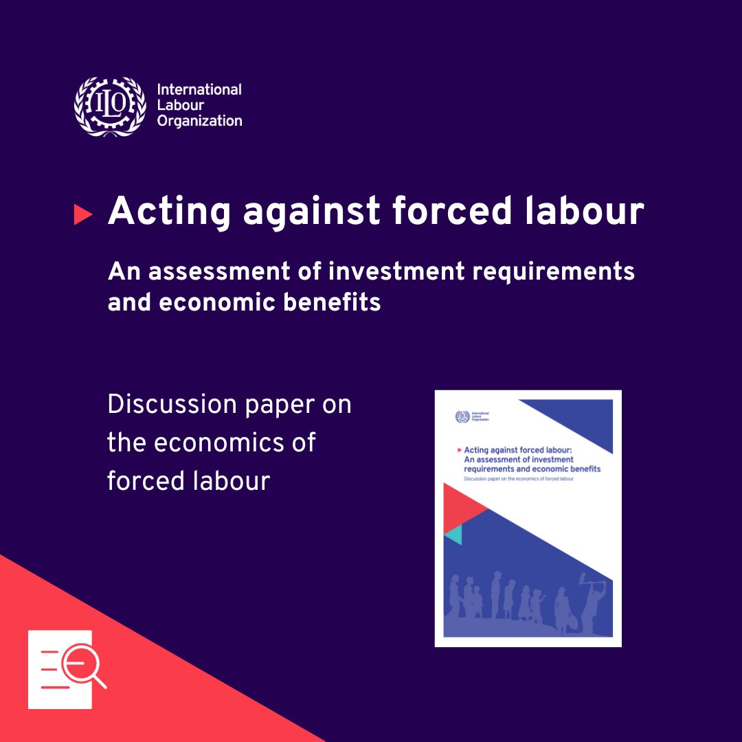 ILO action to End Forced Labour (@ilo_endslavery) on Twitter photo 📢NEW report on economics of forced labour!
The <a href="/ilo/">International Labour Organization</a> released a new study exploring key investment requirements towards ending forced labour and the economic returns to this investment for society. #EndForcedLabour
Read the report 👉bit.ly/3ZcRenE 📢NEW report on economics of forced labour!
The <a href="/ilo/">International Labour Organization</a> released a new study exploring key investment requirements towards ending forced labour and the economic returns to this investment for society. #EndForcedLabour
Read the report 👉bit.ly/3ZcRenE
