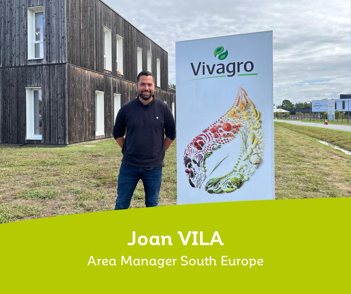 Vivagro is pleased to announce the arrival of Joan Vila as Area Manager for Southern Europe. 

In his new role, Joan Vila will be responsible for driving sales in Southern Europe and providing both commercial and technical support to our partners.

Welcome to him !