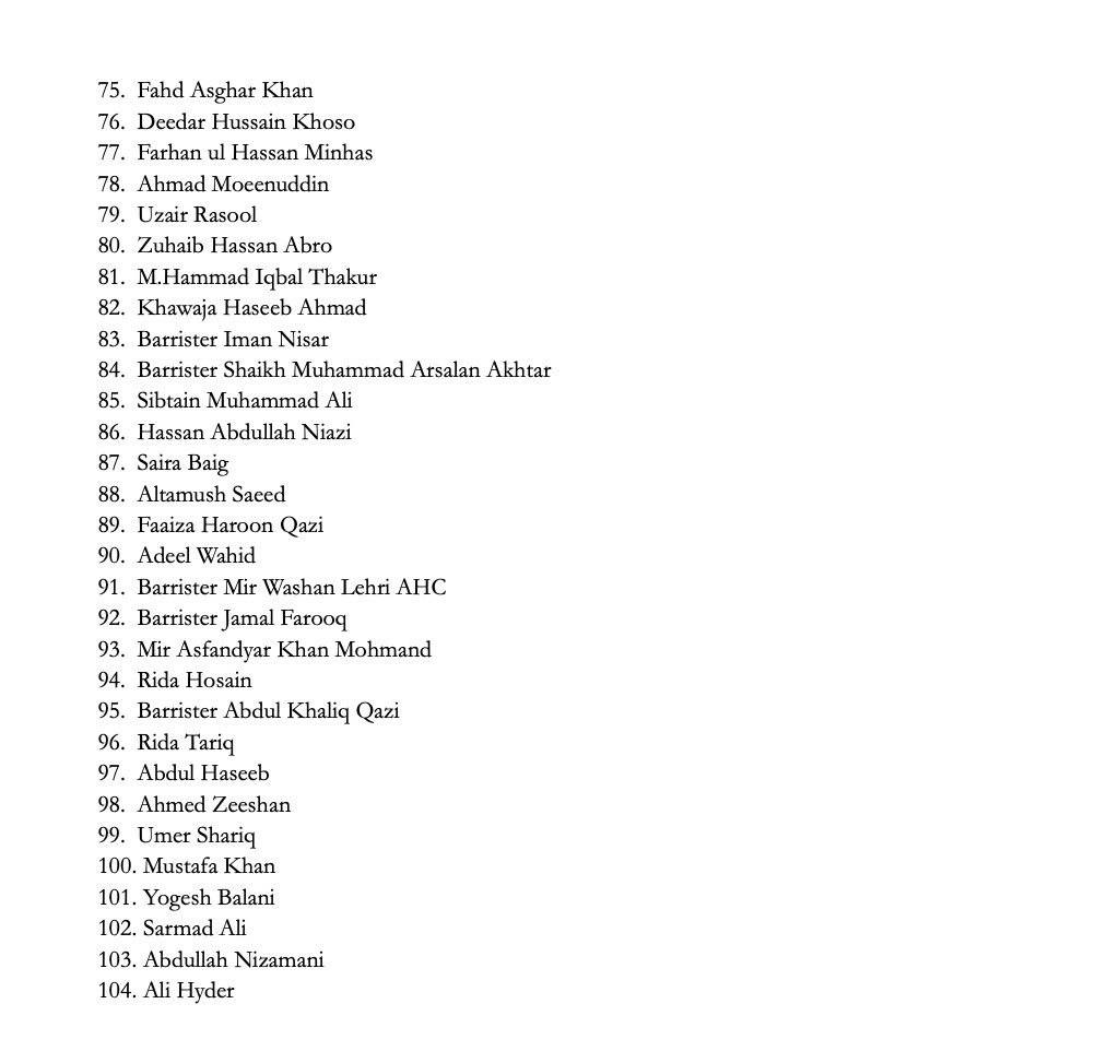 Jaferii's tweet image. Lawyers Public Statement - #NotOnOurWatch
#PCORejected