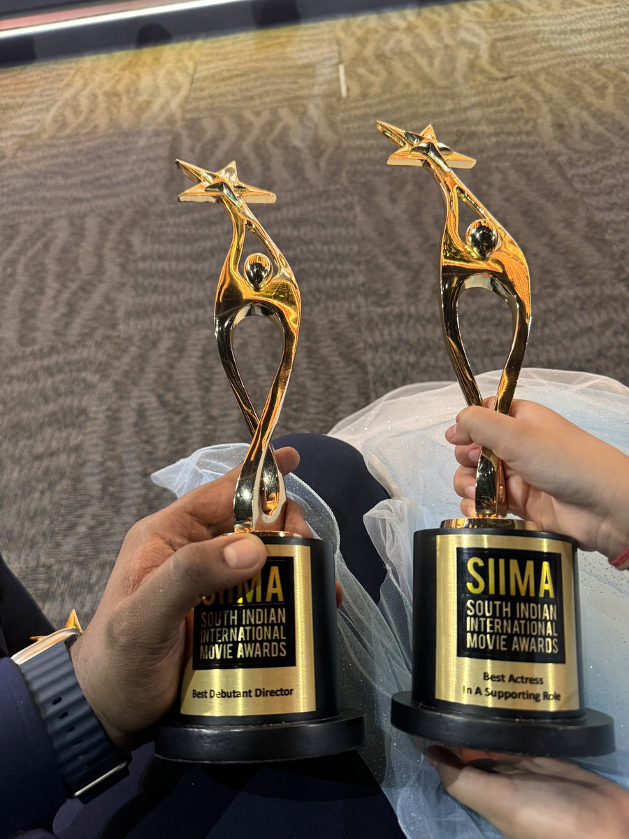 #HiNanna bags 6 awards at #SIIMA2024 💥💥💥
I’m grateful to god, my team and #SIIMA2024 for this sweet gesture. 
Dedicated to all those cinema loving people who feel this is their personal win✨
Much love 🤍🤍🤍