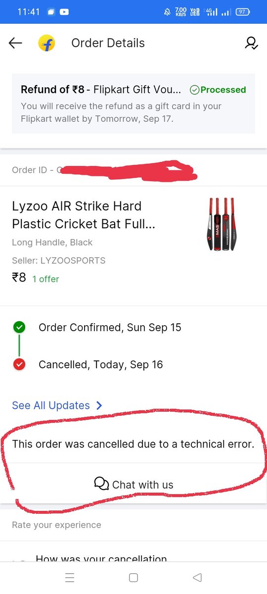 afatabhi's tweet photo. @flipkartsupport @Flipkart I ordered products during your 'Big Sale of Small Things' and received confirmation, only to have all my orders cancelled the next day. You're now blaming the seller or a 'technical error.' This feels like a scam to mislead customers.#Flipkartscam(1/2) https://t.co/amJ6MRfXXP