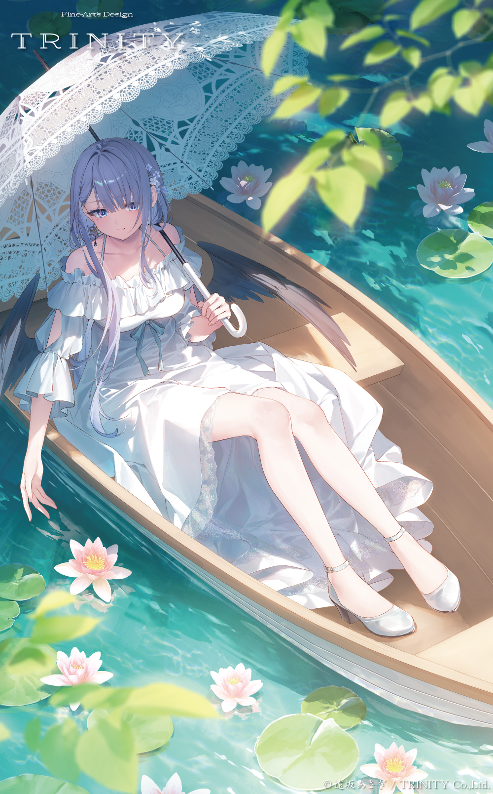 C105 遠坂あさぎ × TRINITY サイン Memorial Album Fine-Art's Design TRINITY / 【Serena / 遠坂あさぎ】第5弾 月