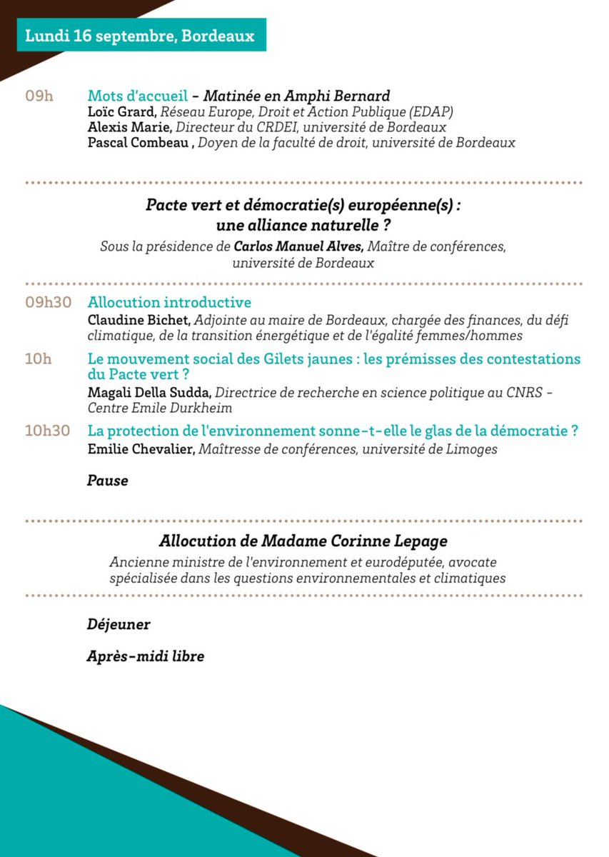 ReseauEdap's tweet image. Le @CRDEI_33 et le @CDRElabo ont organisé d’une belle rentrée sur la thématique du pacte vert.
On y parle de #democratie ce matin !