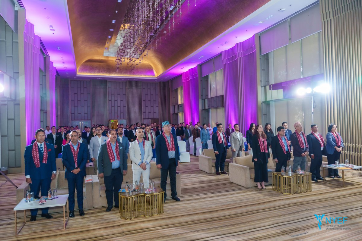 nyefnepal's tweet photo. NYEF National held its 20th Annual General Meeting with Chief Guest Hon. Damodar Bhandari, Minister of Industry, Commerce, and Supplies. 

Congratulations to the newly elected President Mr. Kushal Sundar Shrestha and Executive members of NYEF National. https://t.co/lOaHaxUoL7