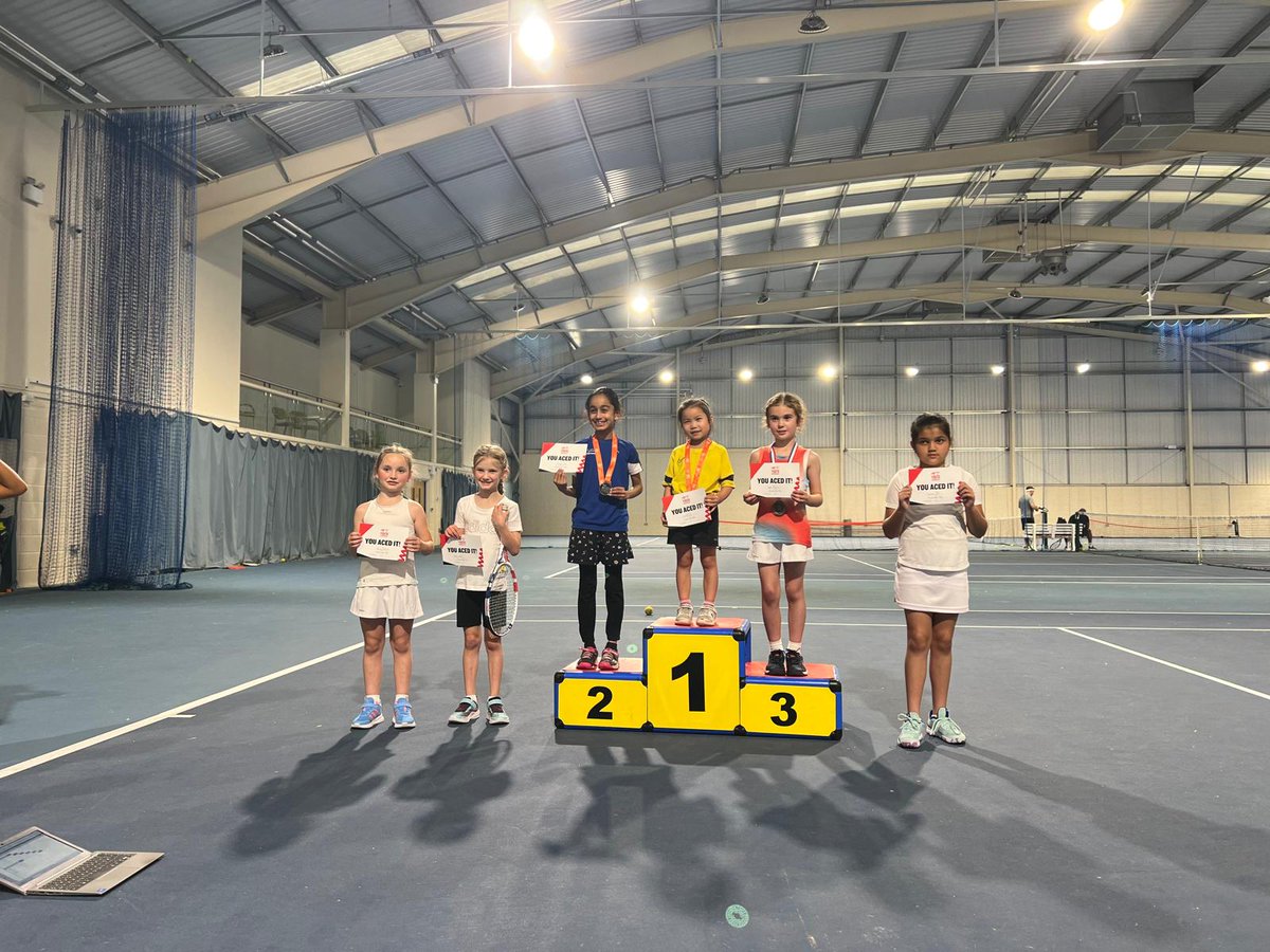Congratulations to LTC's Scarlett Han who finished in 1st place at an U8's tournament in Telford last week. Great result Scarlett well done 👏  🏅