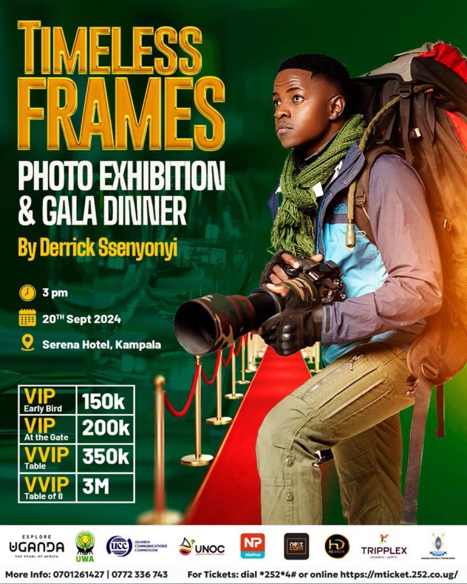 JuliMats_Jr's tweet image. It’s #TimelessFrames week and let’s all be there to support the man himself @Ssenyonyiderick 

Be there be no where .