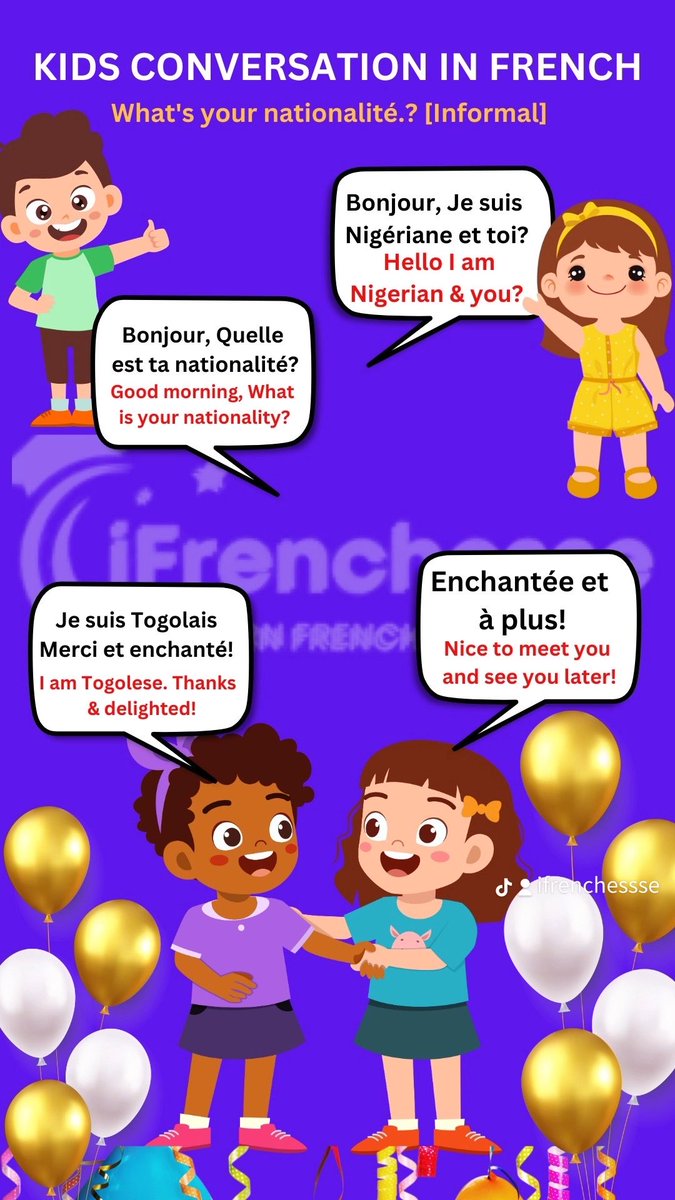 Ifrenchesse's tweet image. Bonjour! French is fun! Let your kids learn early!

📍Dear parents, help your kids experience the beauty of the French Language and allow them discover a world of fun and adventure from the comfort of your own home! #VirtualFrenchLearning #FrenchTutoring #LanguageEd