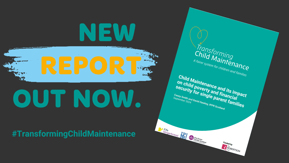 📢📢Big news 📢📢 

💥 You can now read our new report based on groundbreaking research on the UK Child Maintenance system by OPFS, <a href="/IPPRScotland/">IPPR Scotland</a>  and <a href="/FifeGingerbread/">Fife Gingerbread</a>  💥 

➡️ opfs.org.uk/TCMreport 

 #TransformingChildMaintenance