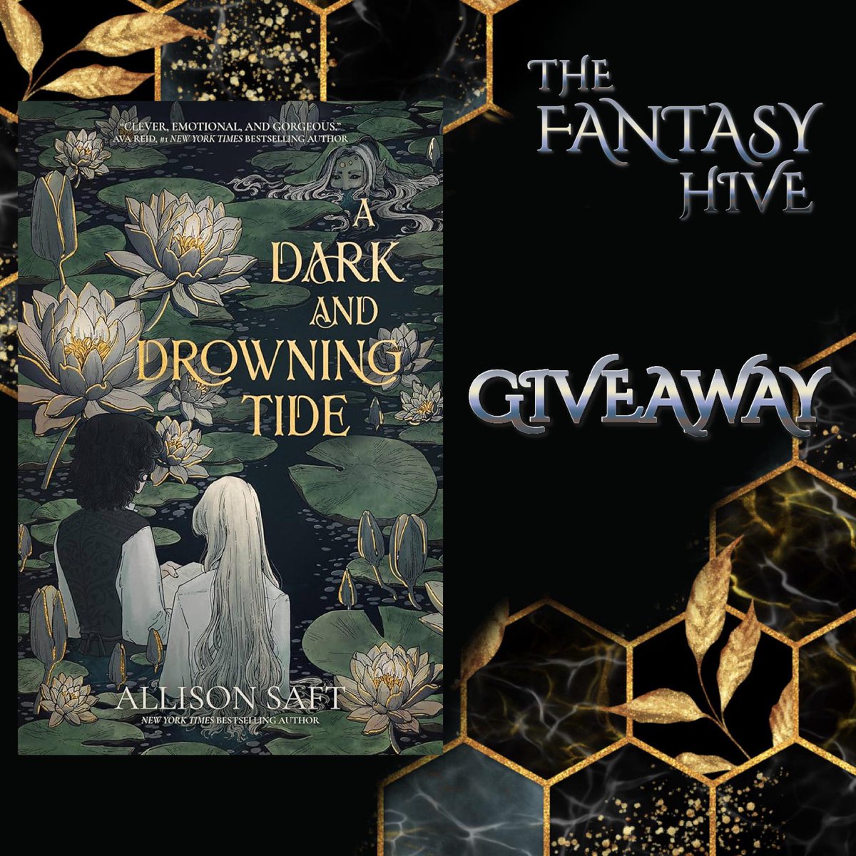 We have partnered with <a href="/BlackCrow_PR/">Black Crow</a> &amp; <a href="/Daphne_Press/">Daphne Press</a> to bring you a GIVEAWAY for a copy of A Dark and Drowning Tide by Allison Saft!

To enter:

Follow us &amp; Black Crow PR &amp; RT this tweet only.

Rules:

UK &amp; N. Ireland entries only due to shipping restrictions. 

Ends: 23rd Sept