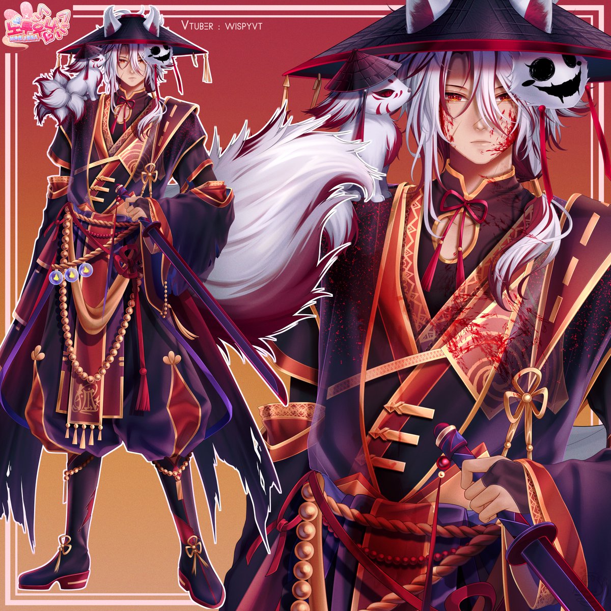 I did the vtuber model art for Wispy’s model!! Thank you for the opportunity!❤️

#commision #Vtuber #VtuberDebut #Live2D #vtubermodel #fox