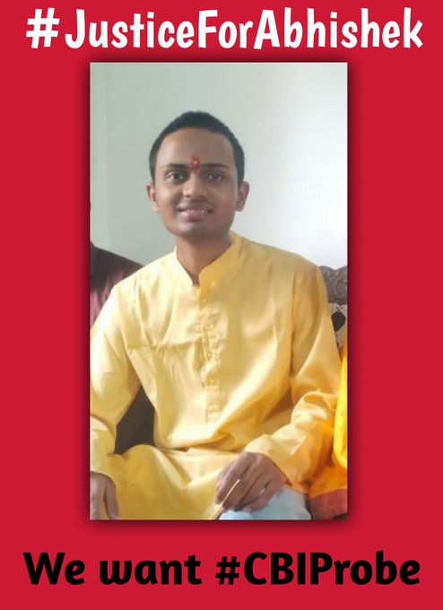 KumarAdik24793's tweet photo. #JusticeForAbhishek
An enquiry for a murdered engineering student....are we asking for too much?
@HemantSorenJMM
@CMO_Odisha
@MohanMOdisha 
@dasraghubar
@INCOdisha
@odisha_police
@DGPOdisha
@JharkhandPolice
@JaikyYadav16
@BhimArmyChief
@ShahdeoAjay
@CIDOdisha
We want #CBIProbe https://t.co/WhfPbqVyeG