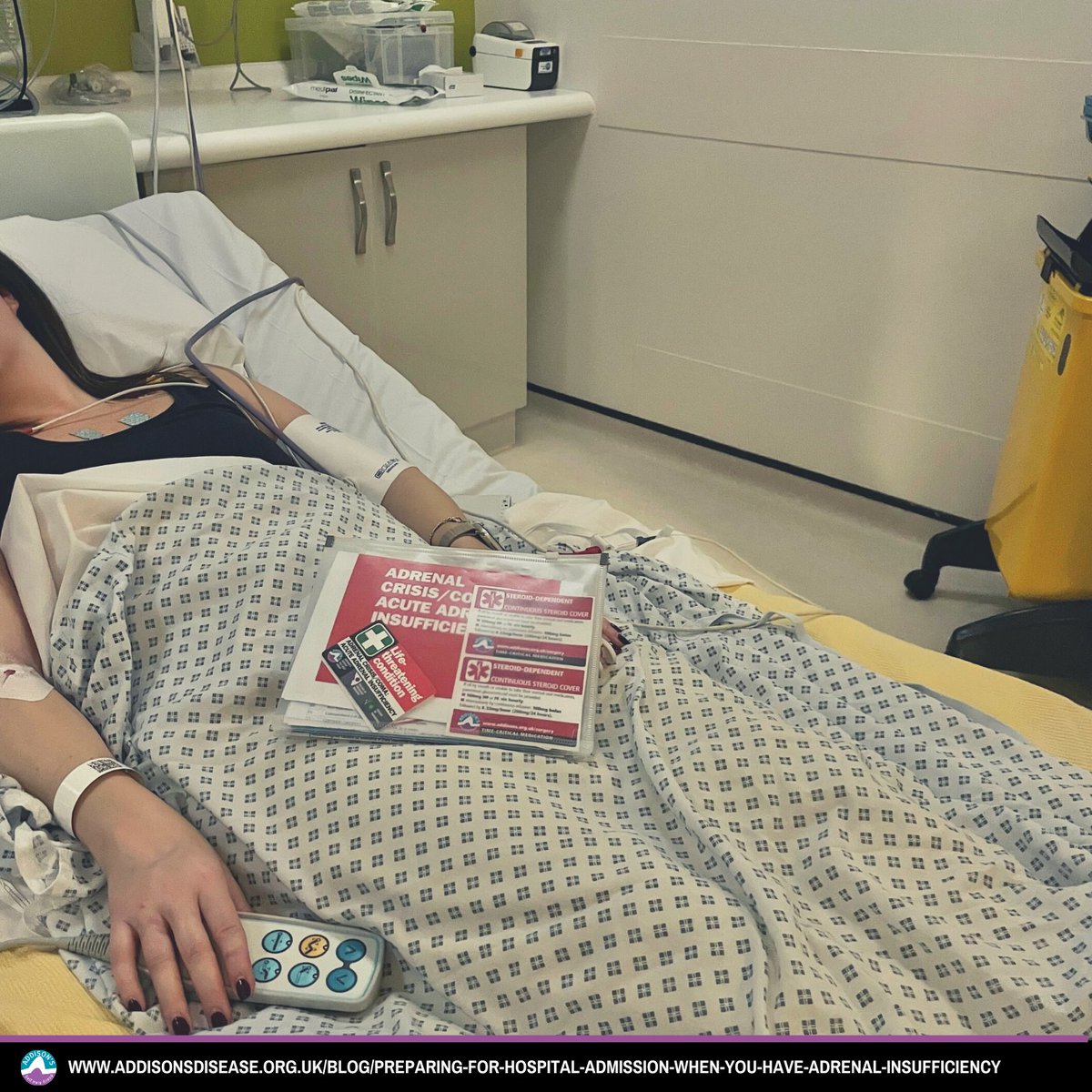 AddisonsUK's tweet image. Thinking about a hospital stay or what might happen if you have an adrenal crisis &amp;amp; need emergency care can be daunting.

Our top tips are here to help you &amp;amp;  those looking after you, who may not be aware of some of the needs of our rare conditions.

🏥 addisonsdisease.org.uk/Blog/preparing…