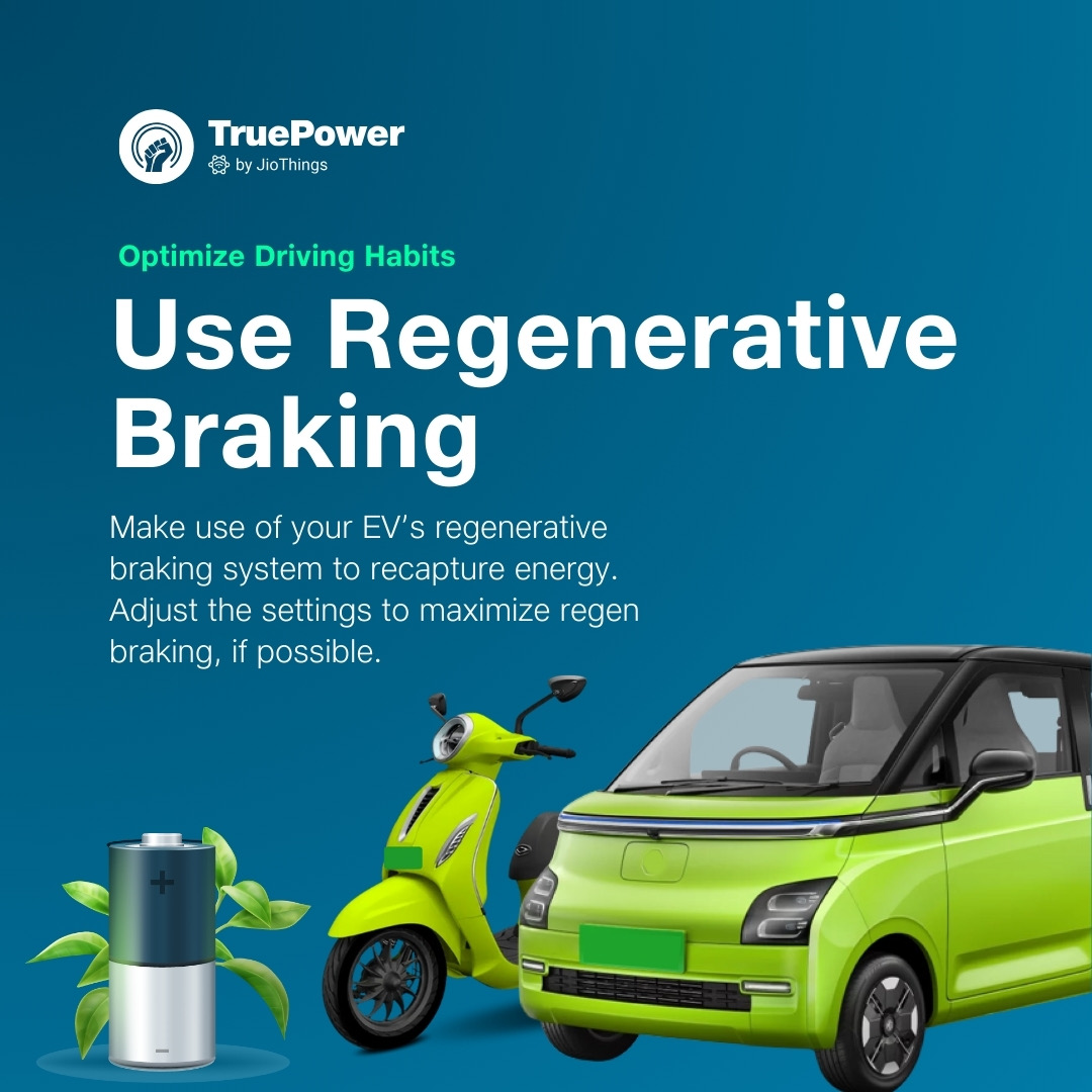 get_truepower's tweet photo. Regenerative braking not only extends your vehicle's range but also helps in energy conservation. Adjust your settings for optimal performance and enjoy benefits of recaptured energy. 
Download TruePower app:
🔗 Android: https://t.co/bqLiRKV91F
🔗 iOS: https://t.co/zjcU0wMDES https://t.co/WvF4gcP40L