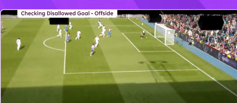 LestahMan10's tweet image. They didnt show us this angle did they? Justin could strech his leg as much as he wanted and Mateta would still be offside