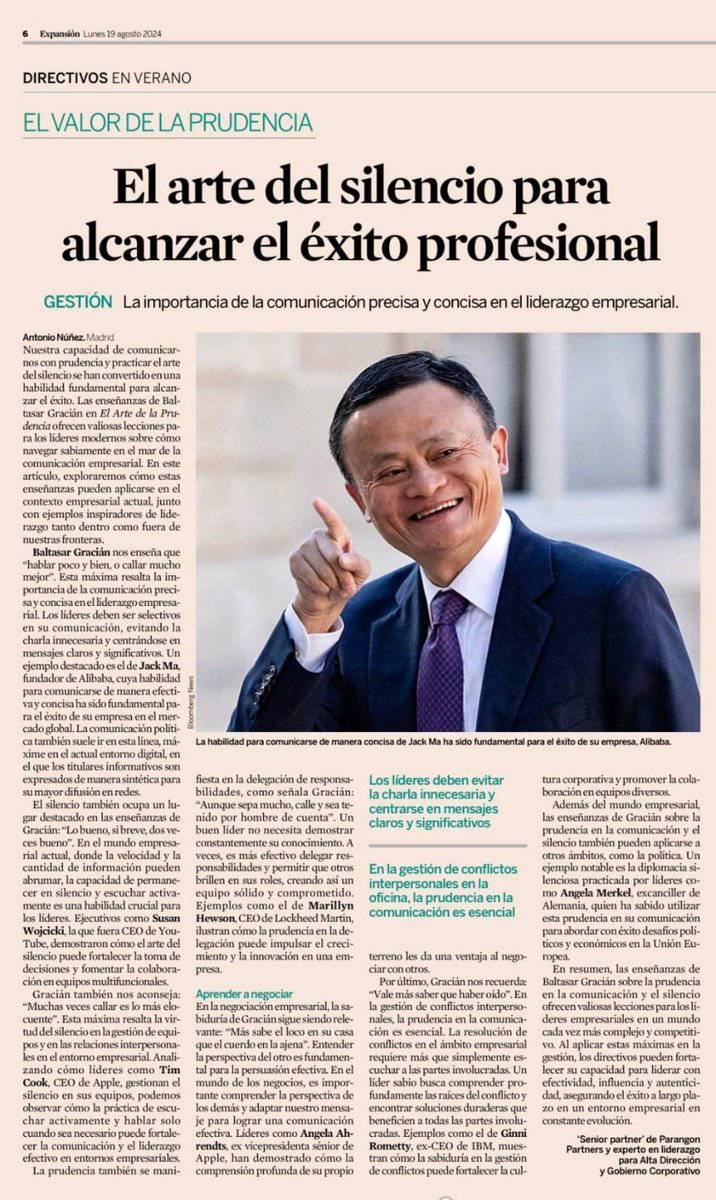 Comunicar más, no es comunicar mejor  

Entre la prudencia y el arte del silencio  

La importancia de la comunicación precisa  

Hablar poco y bien o callar mucho mejor