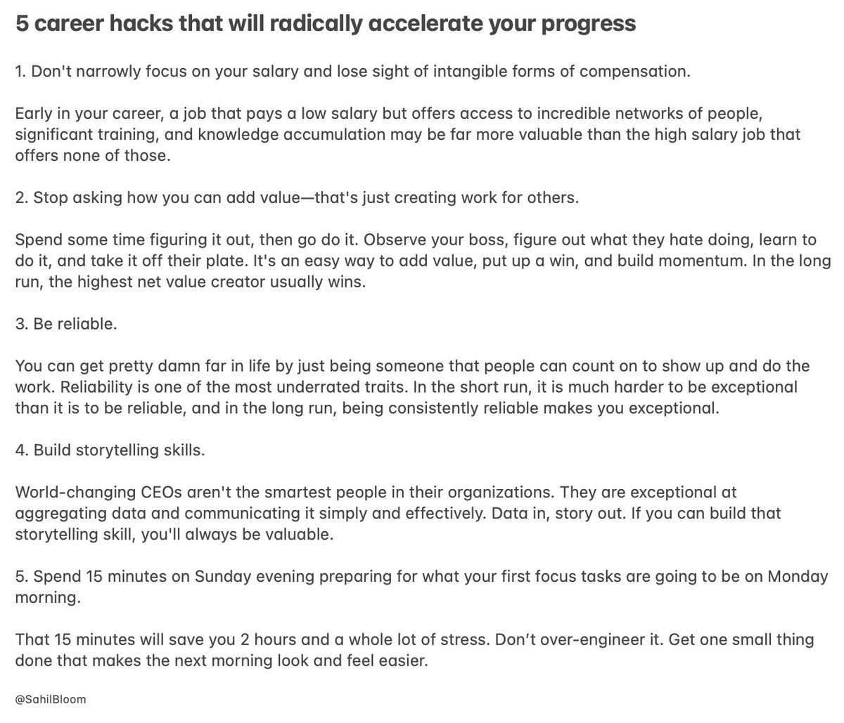 The career advice I wish I had received: