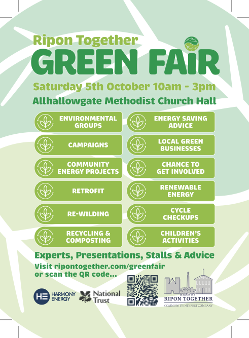 EvHarrogate's tweet image. Be inspired at Ripon Together's Green Fair! This event is the perfect place to discover practical ways to live more sustainably and connect with others who care about climate action 😊 #GreenFair #Sustainability #ClimateAction
x.com/ZeroCHarrogate…