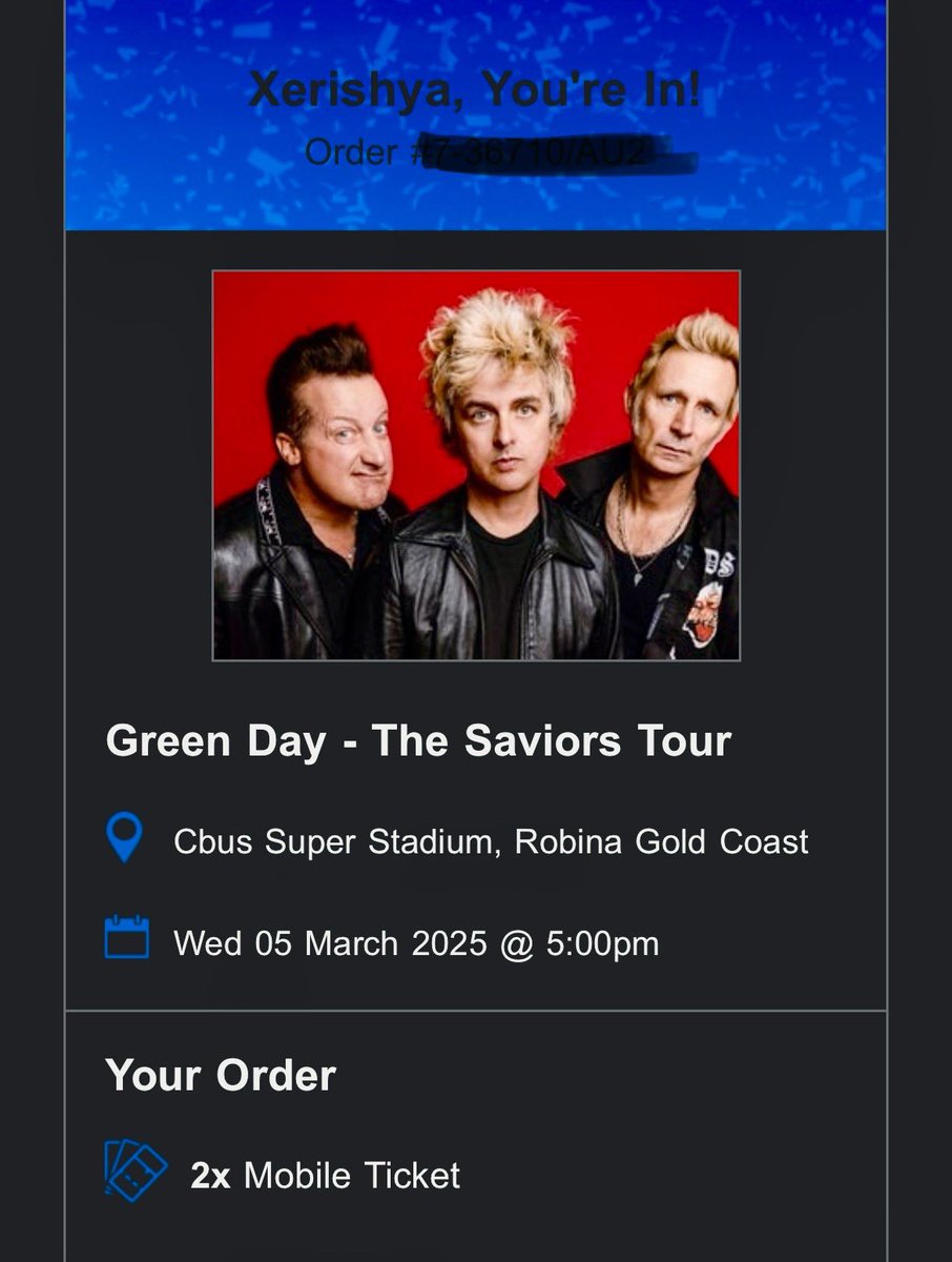 XerishyaG's tweet photo. Finally seeing Green Day with my bro 🤘🏻 https://t.co/vUypavcuCr