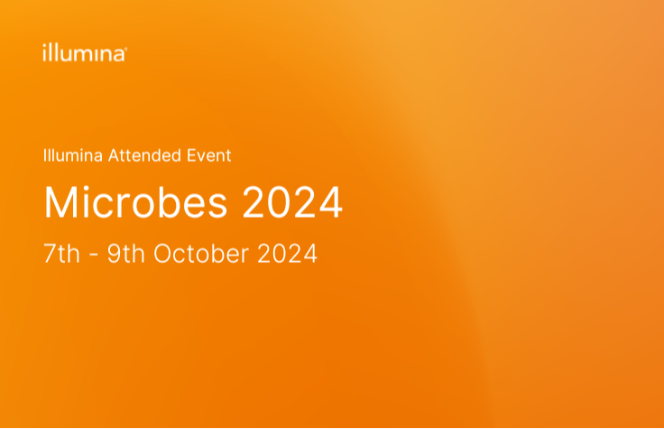 Illumina exhibits at Microbes 2024 at the Grand Palais, Lille, France on the 7th - 9th October, 2024. Visit our stand to meet our experts, explore our solutions, and discuss your requirements. bit.ly/4e2ir0J