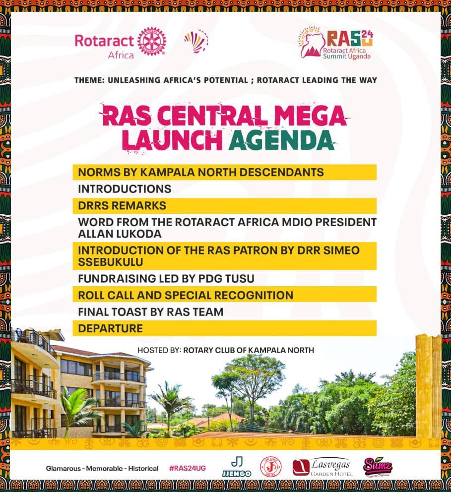 RotaractD9214's tweet photo. Exciting news! Today, @rckampalanorth is thrilled to host the launch of the Rotaract African Summit. Join us as we embark on a journey to empower and connect young leaders across Africa.
#rotaractd9214
#RASUg24 https://t.co/rcKv4XpIYZ