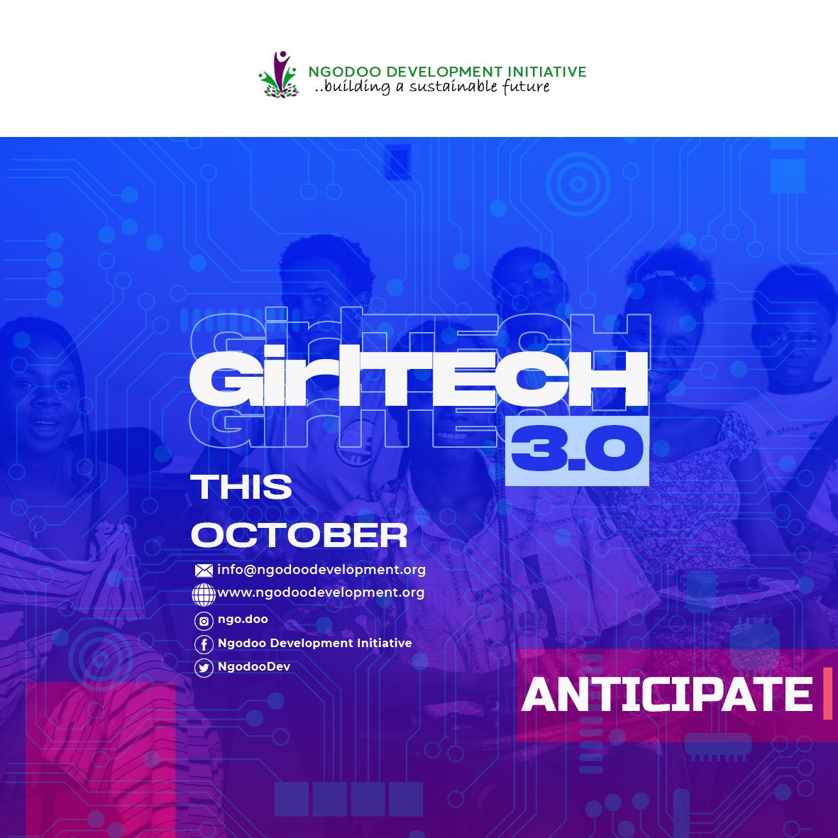 NgodooDev's tweet photo. Our team of ‘chefs’ are ‘cooking’ this year to bringing you something different from the usual. Get your forks and knifes ready to dine. ANTICIPATE #GIRLTECH3.0
https://t.co/LbZfrKIeDr https://t.co/eK4TsxROn1