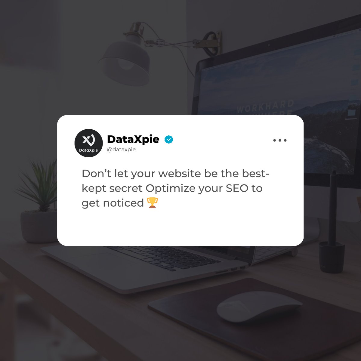 DataXpie's tweet photo. SEO gets you in front of the right eyes Boost your site’s visibility with the right strategy 🚀 #SEO #DigitalMarketing #SearchVisibility https://t.co/iR3oP1zaTO