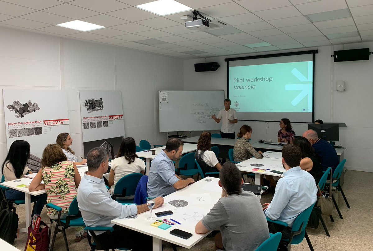 OneClickRENO (@oneclickreno) on Twitter photo 🏗️ Today, we are at <a href="/Fundacion_IVE/">IVE | Instituto Valenciano de la Edificación</a> developing the first co-creation workshop.
👥 We've brought together professionals from across the building renovation sector to share insights and imagine the future. What will the context of building renovation look like in 2035? 🏗️ Today, we are at <a href="/Fundacion_IVE/">IVE | Instituto Valenciano de la Edificación</a> developing the first co-creation workshop.
👥 We've brought together professionals from across the building renovation sector to share insights and imagine the future. What will the context of building renovation look like in 2035?