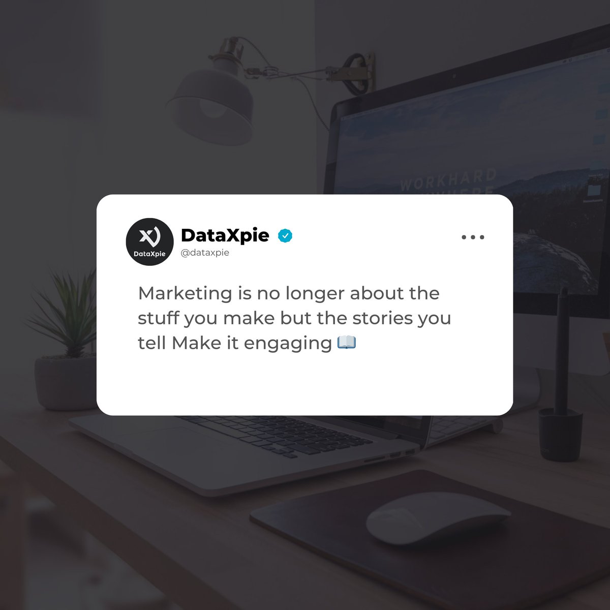 DataXpie's tweet photo. Storytelling is the future of marketing Create emotional connections through your brand's story 🌟 #BrandStory #MarketingTrends #engagement https://t.co/SGn5H11tSn