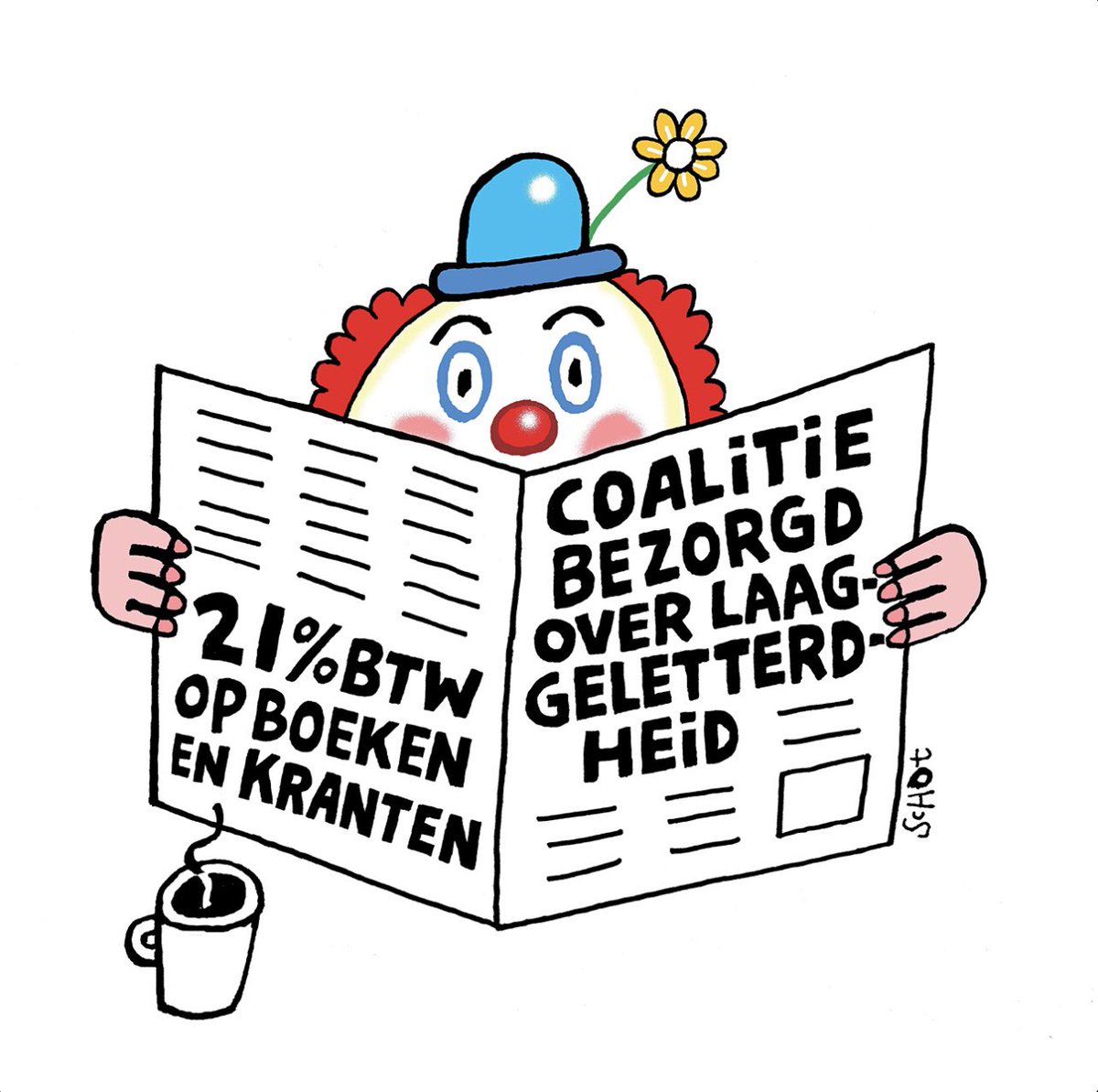 MPDickSchoof's tweet image. Domme cartoon. Van een cartoonist die een persoonlijk appeltje met me wil schillen. Deze meneer Bas van der Schot heeft geen idee waar hij het over heeft.

Dus wilt u dit aub niet delen!