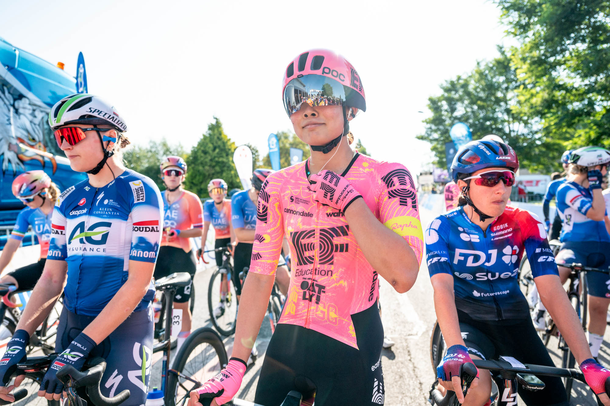 選手支給品 EF Nippo Dev ロードスーツ