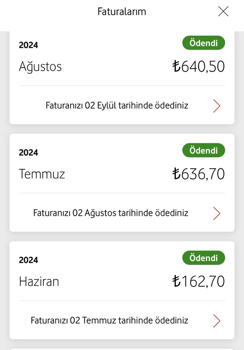 Başka bir takipçimden gelen bilgi. Şuna bakar mısınız? 2 ay içerisinde fatura neredeyse 5 kat artmış.

Dolar 5 kat yükselmedi. Euro 5 kat yükselmedi. Enflasyon 5 kat yükselmedi. Faturalar 5 kat yükseldi.

Bu işe acil el atmak gerekiyor. Bu işin peşindeyim. #OperatörSoygunu