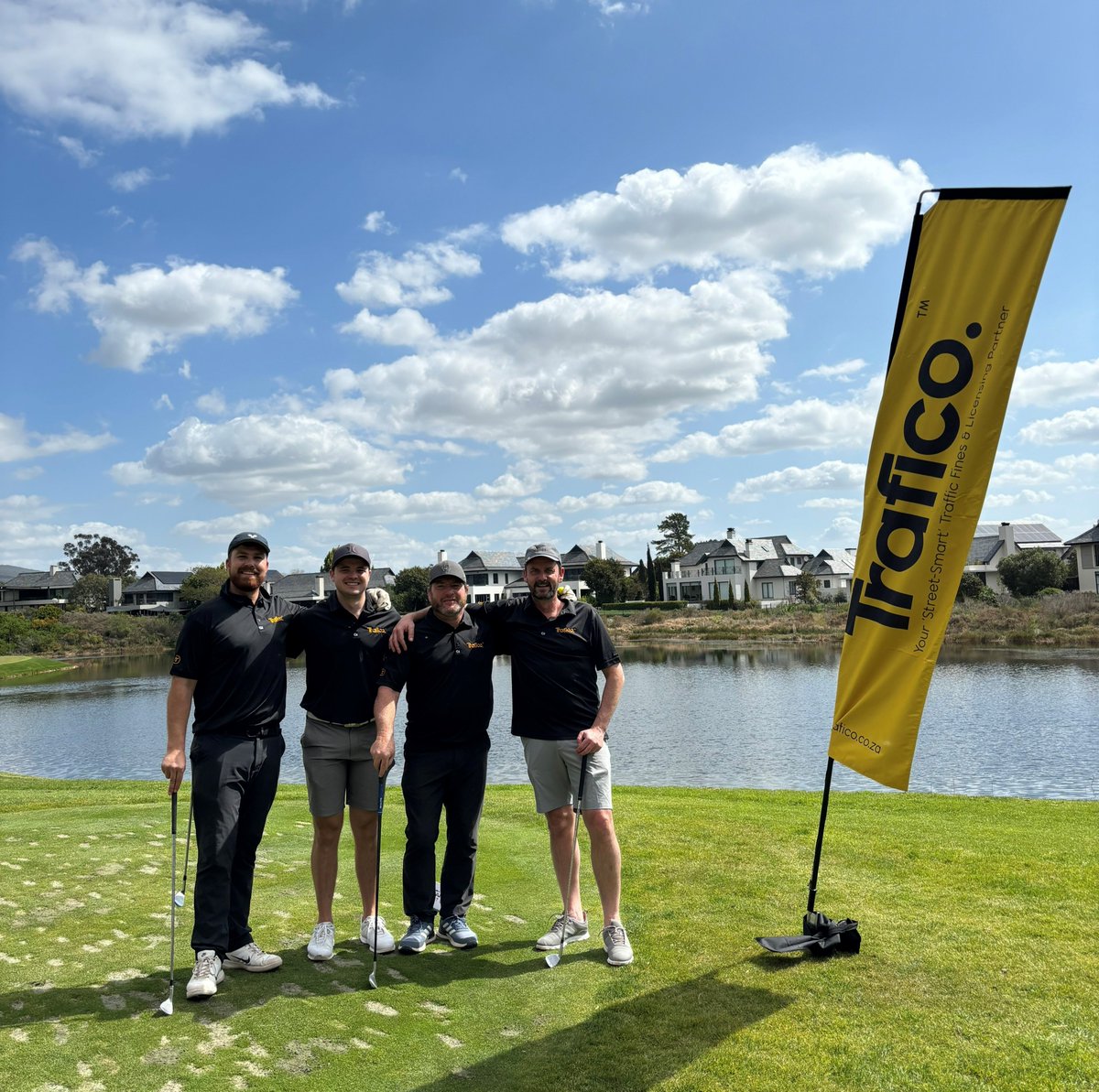 Trafico_SA's tweet photo. The Trafico team had an amazing time participating in the 10th Reuben Riffel Golf Day at the beautiful Pearl Valley Golf Course!

We’re proud to support such a great cause in aid of Franschhoek Hospice. Thank you to everyone who made the day unforgettable!

 #PlayThePearl https://t.co/wpn18QuggO