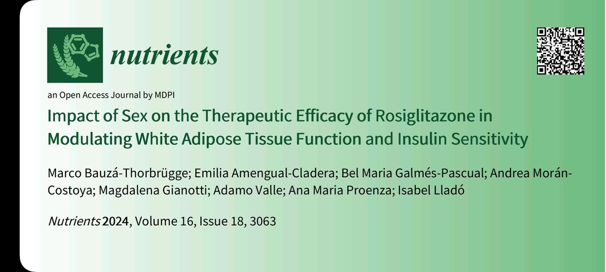 GMEIN (@_gmein) on Twitter photo 📢¡Felices de anunciar nuestra nueva publicación en la revista <a href="/Nutrients_MDPI/">Nutrients MDPI</a>! Una vez más, hemos encontrado diferencias significativas entre machos y hembras en la respuesta a compuestos que sensibilizan a la insulina. #Investigación <a href="/idisbaib/">IdISBa</a> <a href="/InvestigacioUIB/">InvestigacióUIB</a> 📢¡Felices de anunciar nuestra nueva publicación en la revista <a href="/Nutrients_MDPI/">Nutrients MDPI</a>! Una vez más, hemos encontrado diferencias significativas entre machos y hembras en la respuesta a compuestos que sensibilizan a la insulina. #Investigación <a href="/idisbaib/">IdISBa</a> <a href="/InvestigacioUIB/">InvestigacióUIB</a>