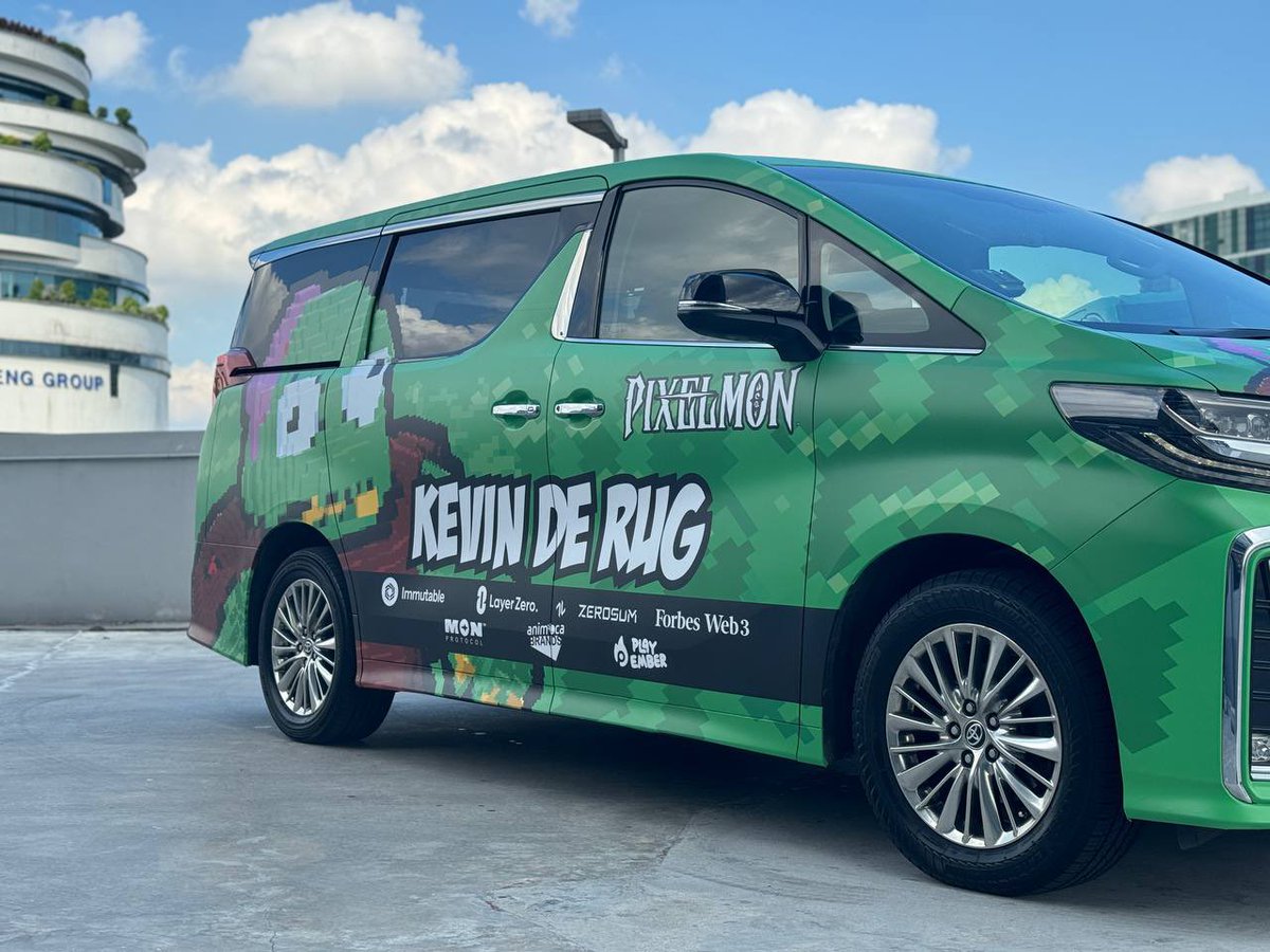 SPOT THE KEVINMOBILE 👀

Kevin got out in the wild for #Token2049🤡. Take a photo of the Kevin-Mobile tag us <a href="/Pixelmon/">Pixelmon 🔺</a> and @MONProtocol on X and stand a chance to win a Pixelmon Trainer NFT.

You can also flag down the Kevin-Mobile for a ride at the Marina Bay Convention Center