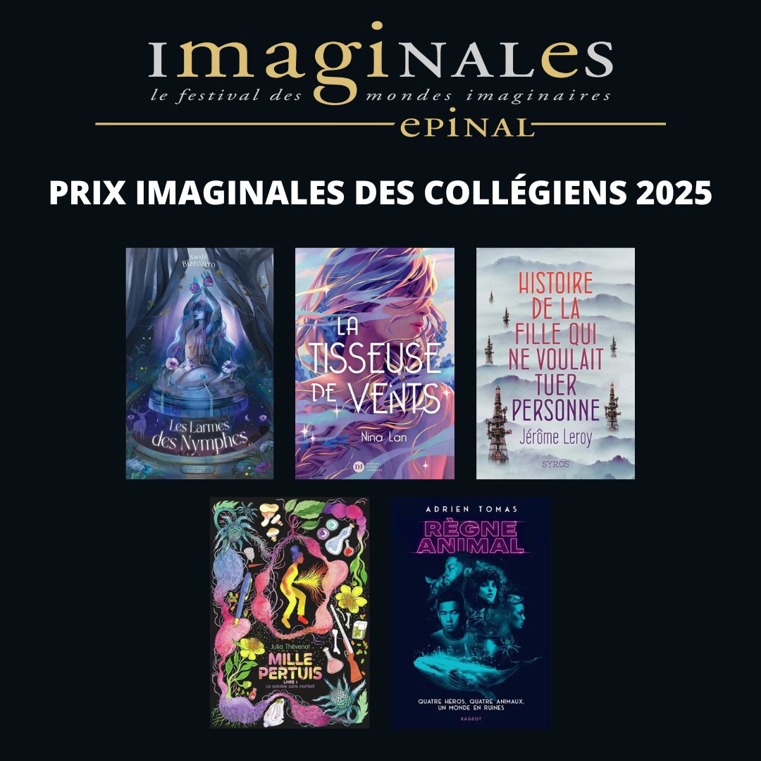 Les Imaginales (@imaginales) on Twitter photo #imaginales2025 | đ Voici la sĂ©lection du Prix Imaginales des collĂ©giens 2025, fĂ©licitations Ă <a href="/SandyBizzozero/">Sandy Bizzozero</a>, Nina Lan, JĂ©rĂŽme Leroy, Julia ThĂ©venot et @AdrienTomas.
âĄïž imaginales.fr/prix-litterairâŠ
đ Un grand merci Ă <a href="/Je_Bouquine/">Je Bouquine</a> pour l'accompagnement de ce prix ! #imaginales2025 | đ Voici la sĂ©lection du Prix Imaginales des collĂ©giens 2025, fĂ©licitations Ă <a href="/SandyBizzozero/">Sandy Bizzozero</a>, Nina Lan, JĂ©rĂŽme Leroy, Julia ThĂ©venot et @AdrienTomas.
âĄïž imaginales.fr/prix-litterairâŠ
đ Un grand merci Ă <a href="/Je_Bouquine/">Je Bouquine</a> pour l'accompagnement de ce prix !