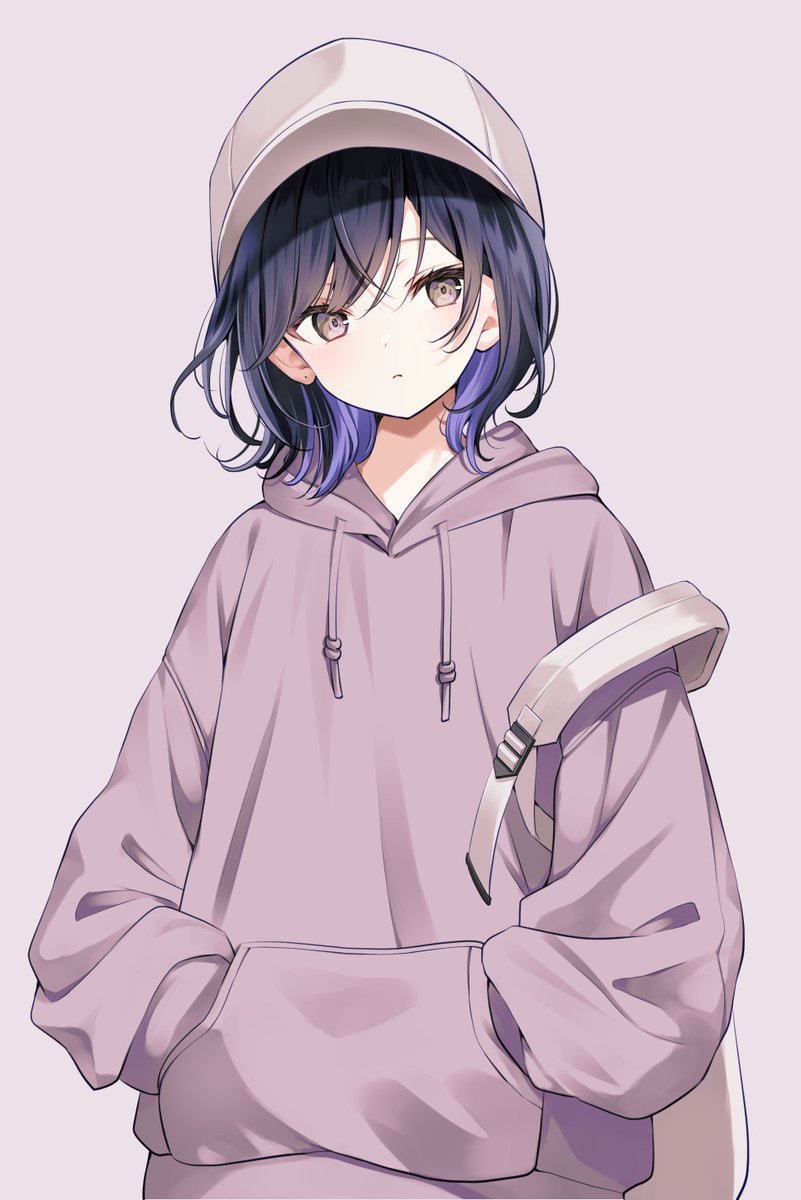 オーバーサイズなパーカーの反抗期の妹ちゃん