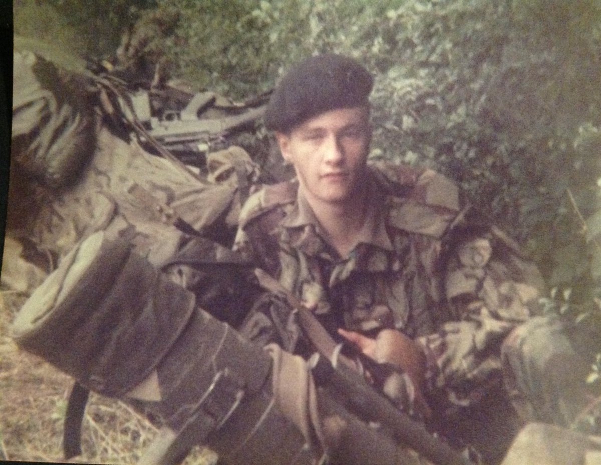 This photo of me as a very youthful private solider was taken 40 years ago today on Ex Lionheart. I know that because it was the day after my 19th birthday! The Charlie G in the foreground was a special birthday gift for the platoon SPROG 😬😂