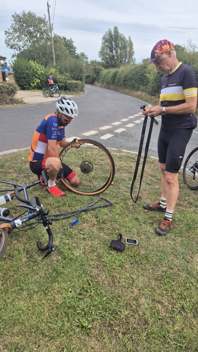 After riding 146km, our riders arrived at Harwich International Port and spent the night onboard the ferry to the Hook of Holland. After a good night’s sleep they have now disembarked, completed their warmup, bike checks and are off again on the Amsterdam leg of their journey,