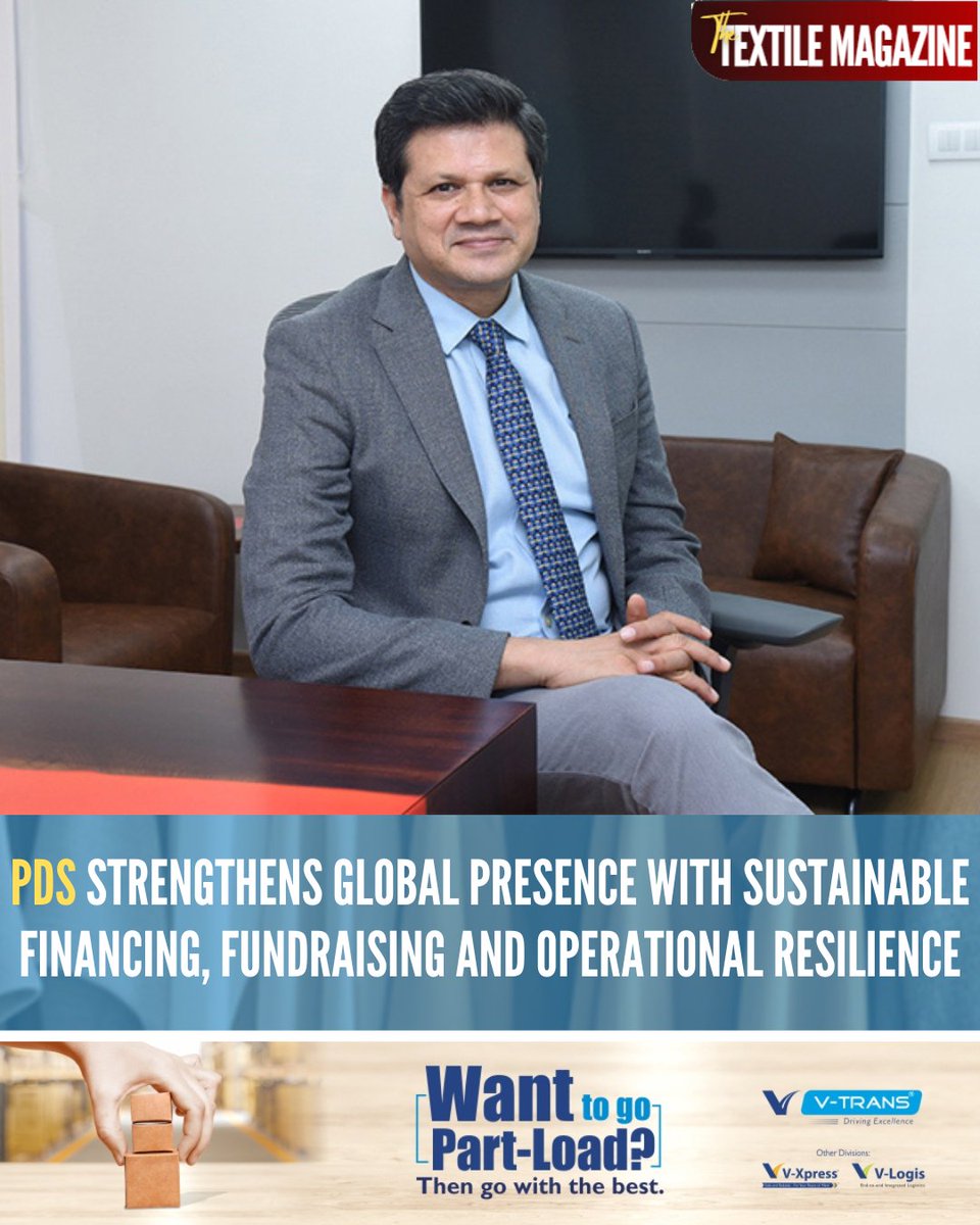 MagazineTextile's tweet image. PDS Group is driving sustainability and innovation! Partnering with HSBC, they’ve launched a sustainability-linked trade financing facility while raising ₹417 crore through a successful QIP. 

Read more: indiantextilemagazine.in/pds-strengthen…

 #PDSGroup #SustainableFinance #Innovation #QIP