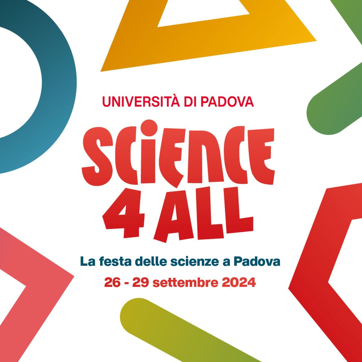 🔬 Torna #science4all, la festa della scienza di <a href="/UniPadova/">Università di Padova</a>.
🌐 Noi ci saremo, per farti scoprire cosa succede dietro le quinte di #internet, con visite guidate al nostro data center.
📅 28 settembre 2024
Prenota il tuo turno 👉🏼 buff.ly/48gCTJ4 
L'evento è gratuito.