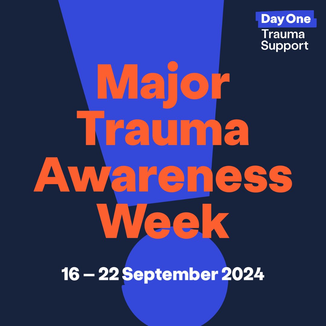 Throughout Major Trauma Week. @dayonetrauma will be shining a light on the challenges faced by those impacted by major trauma. We encourage you to go and follow their channels to read more! 

dayonetrauma.org 

#MajorTraumaWeek #MTAW24