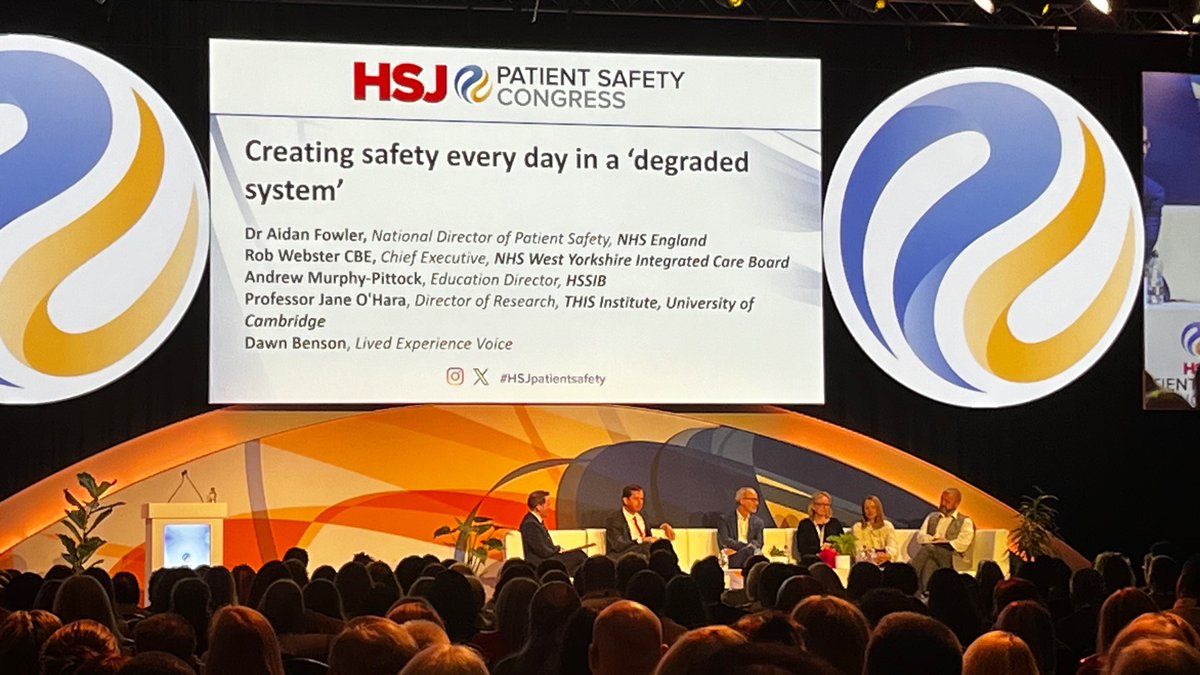 Proud to be representing Ward 9 with our ward Manager Sandra, but also proud to be representing <a href="/BTHFT/">Bradford Teaching Hospitals NHS FT</a> at the HSJ patient safety congress #HSJpatientsafety