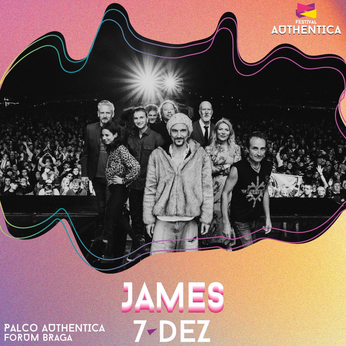 wearejames's tweet image. We are excited to announce that we will be returning to Portugal to perform at @fest_authentica on the 7th December! 

🎟️ Tickets available here ticketline.sapo.pt/evento/festiva…