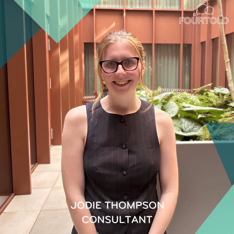 Monday morning but we’re not feeling blue…

Great to start a new week by welcoming Jodie Thompson to the Fourtold fold!

She brings fantastic agency experience across both public affairs and corporate communications, which will be invaluable for our UK clients.

Welcome Jodie!
